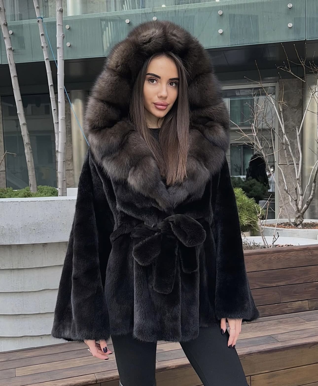 Шуба соболь норка Let miss